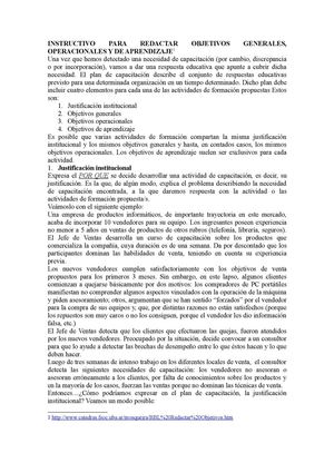 OBJETIVOS GENERALES, OPERACIONALES Y DE APRENDIZAJE