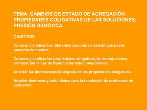 Estados de Agregacion de la Materia