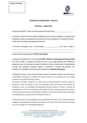Protocolo Cooperação _ INSTITUIÇÃO_ BIPP