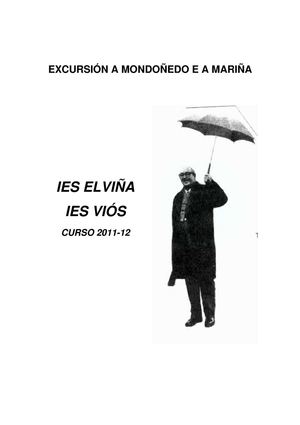 EXCURSIÓN A MONDOÑEDO E MARIÑA LUCENSE (XIMCANA POR MONDOÑEDO)