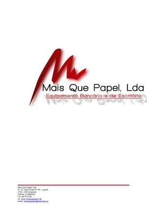 MAIS QUE PAPEL