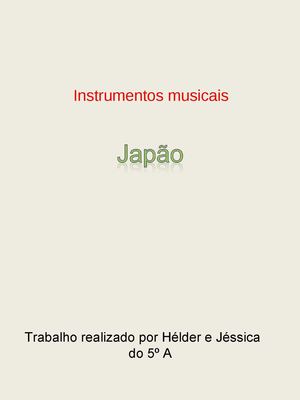 Instrumentos musicais do Japão