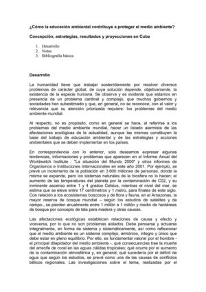 Cómo la educación ambiental contribuye a proteger el medio ambiente