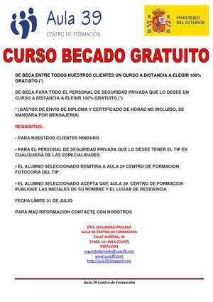 CURSOS AULA 39 junio-Julio