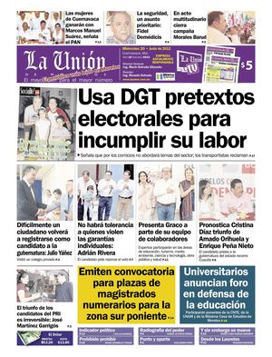 La Unión de Morelos 20 Junio 2012