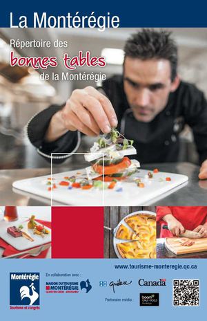 Répertoire des bonnes tables de la Montérégie