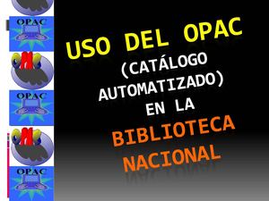 uso opac