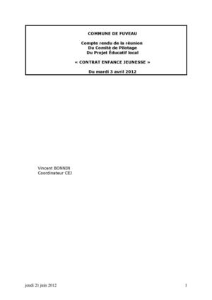 Compte rendu du 3 avril 2012
