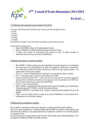 Compte rendu 18 06 2012