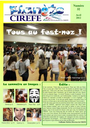 Journal du Cirefe n° 32 (Avril 2012)