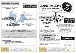 programme été 2012