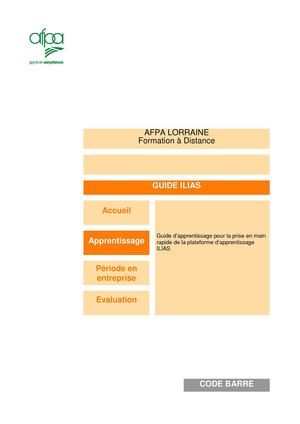 Guide de prise en main d'ILIAS