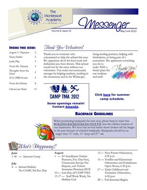 May/June 2012 Messenger
