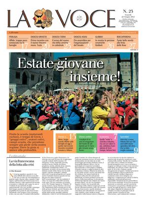 La Voce n° 23 del 22 Giugno 2012