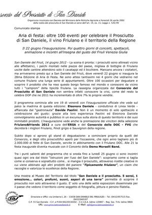 Aria di Festa 2012 San Daniele del Friuli