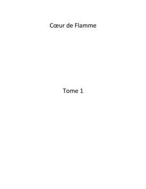 Coeur de Flamme Tome 1