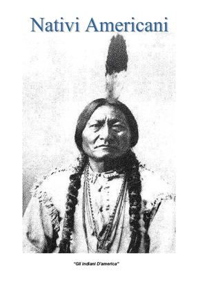 Nativi Americani (gli Indiani d'America)