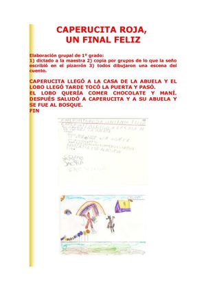 Caperucita Roja, un final feliz