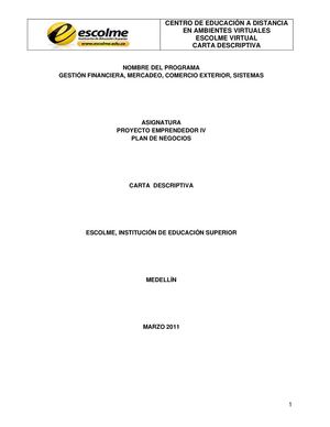 Carta Descriptiva Plan de Negocios_GF