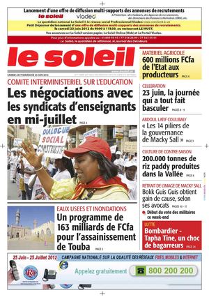 Edition du 23-24 juin 2012