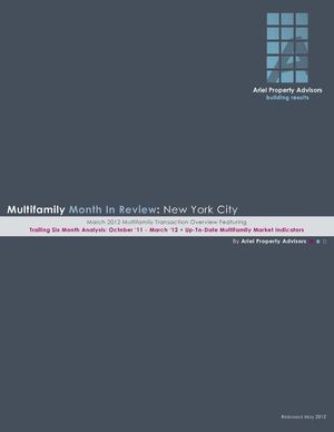 Multifamily Month in Review - New York City, March 2012