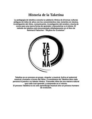 Historia de la Taketina