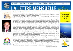 LETTRE DU GOUVERNEUR JUIN2012
