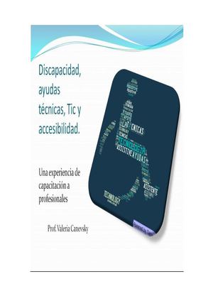 Discapacidad, ayudas técnicas, TIC y accesibilidad