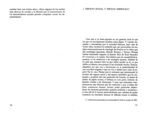 Espacio social y espacio simbolico