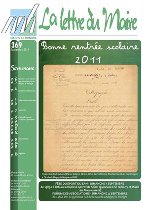 La Lettre du Maire n°369