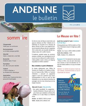 Bulletin Communal d'Andenne - Mai Juin 2012