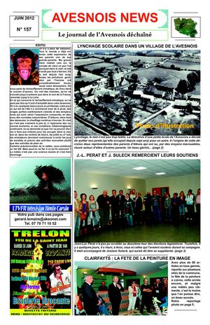 AVESNOIS NEWS N° 157