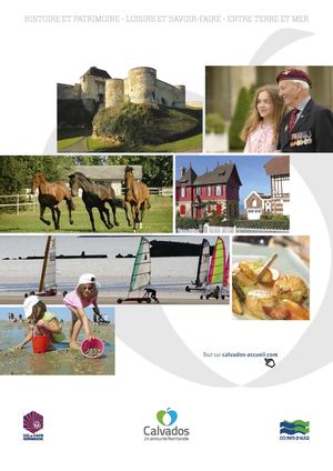 Classeur Calvados Accueil, une publication de la CCI Caen Normandie et de la CCI Pays d'Auge