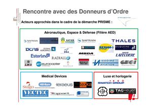 Donneurs d'ordres rencontrés - PRISME
