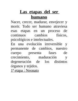 el ser humano