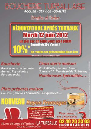 Flyer Boucherie Turballaise