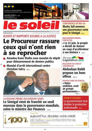 Edition du 26 juin 2012