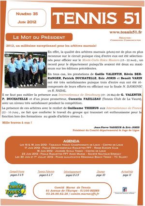 Tennis 51 Juin 2012