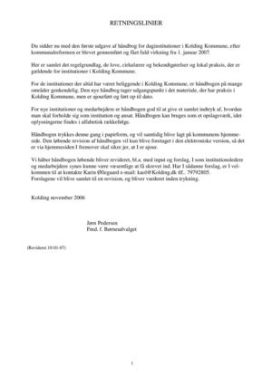 håndbog for daginstitutioner