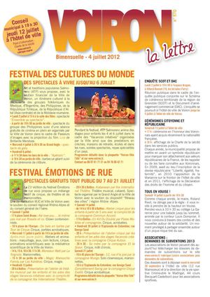 Lettre de Voiron n° 570 du 4 juillet 2012 (3 Mo)