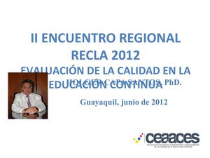 Evaluación de la Calidad