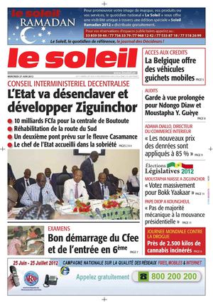 Edition du 27 juin 2012