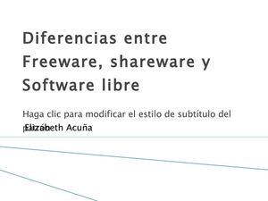 Diferencias entre Freeware, shareware y Software 