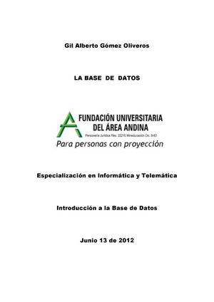 Ensayo Base de Datos