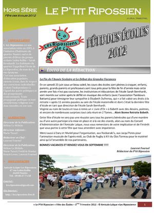 Le P'tit Ripossien - Fête des Écoles