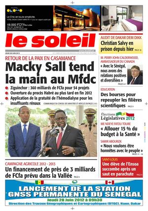 Edition du 28 juin 2012