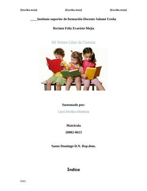 mi libro de cuento infantil