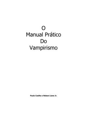 1986 – O Manual Prático do Vampirismo