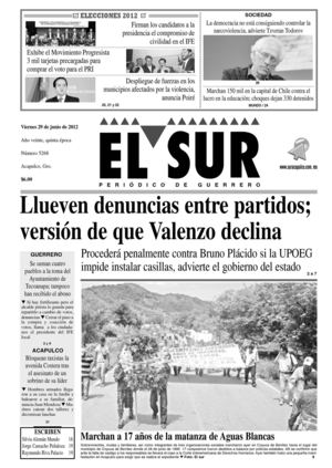 El Sur 29 de junio de 2012