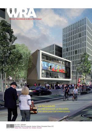 WRA // Café Culturel / ZAC Chevaleret - Paris / SEMAPA Point Ephemere